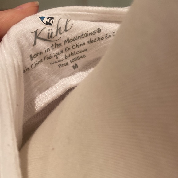 Kuhl v neck tee t-shirt with neckline ribbing - Picture 4 of 4